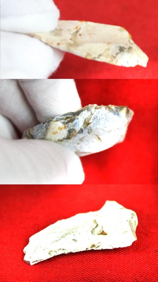 3 Neolithic Stone Age 'Scraper' Flints around 5000 Years Old