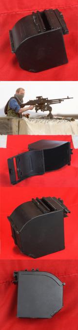 Very Scarce British Army GPMG 'Jungle' Box 50 Round Magazine