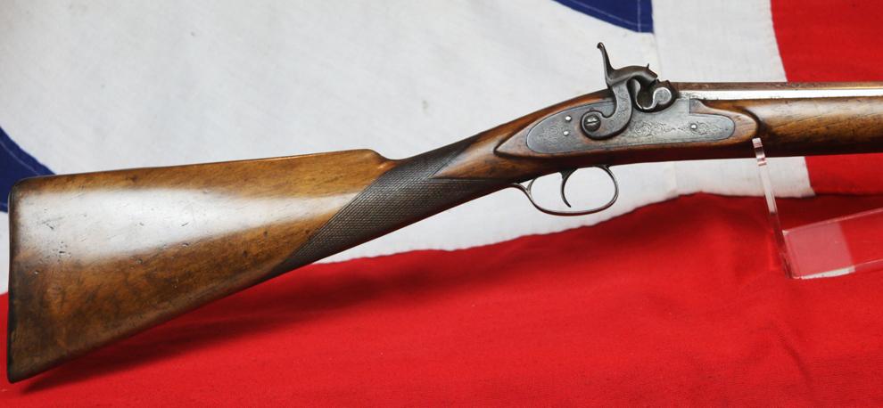 A Very Fine Early 19th Century, Anglo-Spanish Sporting Gun by Ignacio Bascaran, Dated 1822, One of Spain's Most Important Gunsmiths and Barrel Makers of His day, With His Bespoke Silver Inlaid Barrel