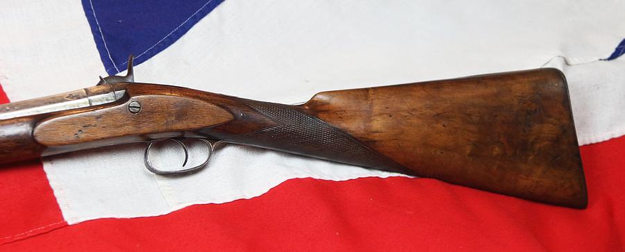 A Very Fine Early 19th Century, Anglo-Spanish Sporting Gun by Ignacio Bascaran, Dated 1822, One of Spain's Most Important Gunsmiths and Barrel Makers of His day, With His Bespoke Silver Inlaid Barrel