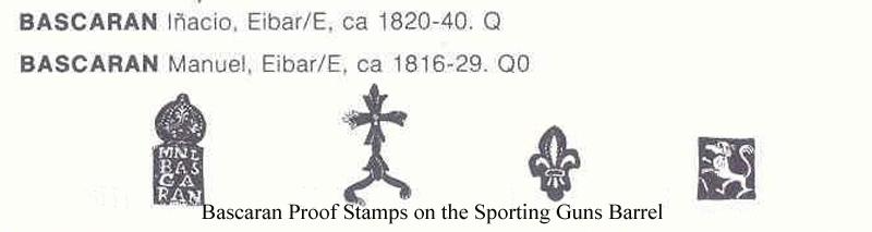 A Very Fine Early 19th Century, Anglo-Spanish Sporting Gun by Ignacio Bascaran, Dated 1822, One of Spain's Most Important Gunsmiths and Barrel Makers of His day, With His Bespoke Silver Inlaid Barrel