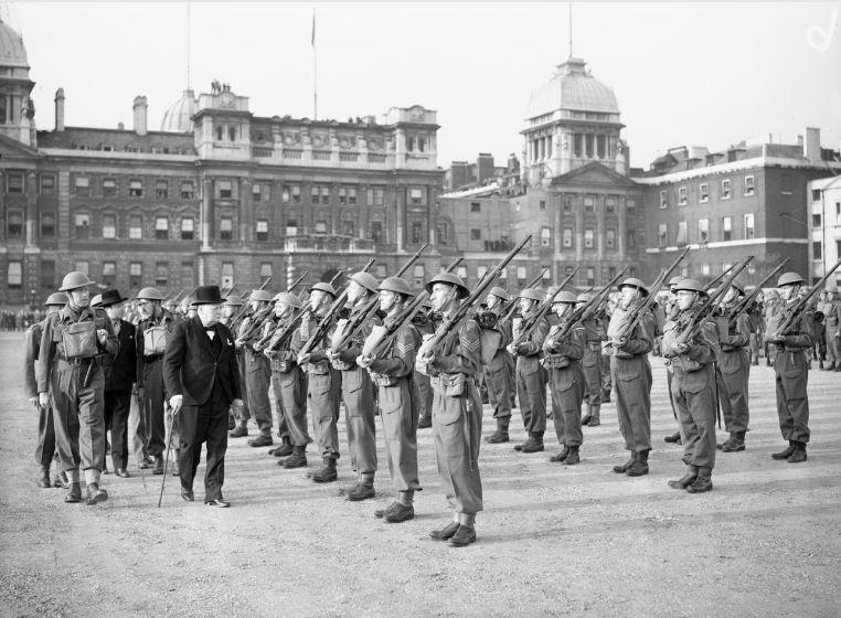 Original WW2 Home Guard Memorabilia The 11th City of London Home Guard Solid Silver Challenge Shooting Cup, & Gloss Black Lacquered Circular base with Two Presentation Shields, With Winners Selected As Snipers for Ultra Top Secret WW2 ‘Auxiliaries’