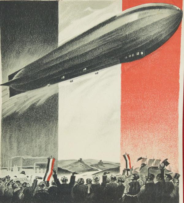 A Fascinating Most Rare Original Election Propaganda Poster of a Post WW1 German Political Party That Was Absorbed Into The Nazi NSDAP German National People’s Party. Designed by Richard Müller, Chemnitz.