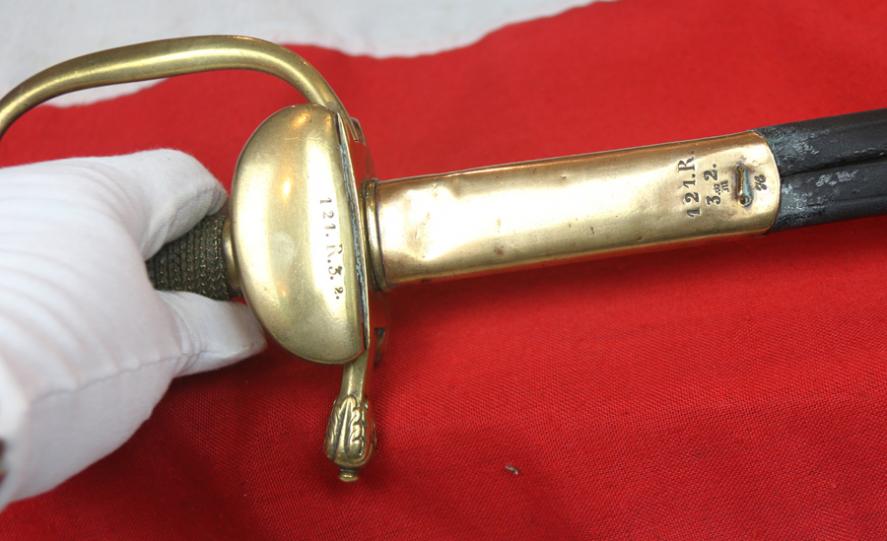 A Scarce Pattern of Imperial German 121st infantry Officers Sword XIII Royal Wurtemberg Corps