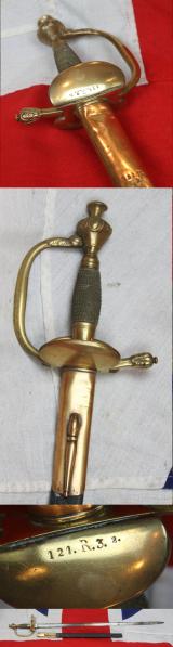 A Scarce Pattern of Imperial German 121st infantry Officers Sword XIII Royal Wurtemberg Corps