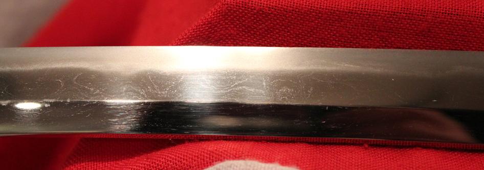 A Very Fine Indeed Samurai Shinto Wakizashi with Original Edo Goto School Dragon Fittings of Shakudo and Gold & An Edo Tettsu Krishitan {Christian} Tsuba