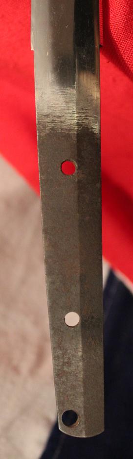 A Very Fine Indeed Samurai Shinto Wakizashi with Original Edo Goto School Dragon Fittings of Shakudo and Gold & An Edo Tettsu Krishitan {Christian} Tsuba