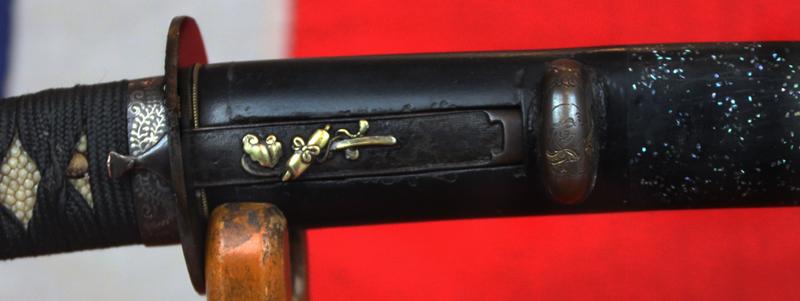 A Most Impressive and Beautiful Wakizashi Circa 1580 with Representations of the Two of the Japanese Seven Lucky Gods