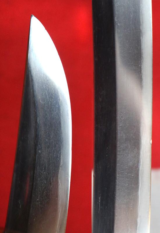 A Most Impressive and Beautiful Wakizashi Circa 1580 with Representations of the Two of the Japanese Seven Lucky Gods