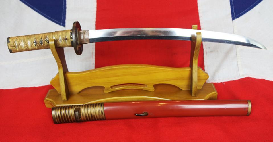 A Simply Stunning 15th Century Sengoku Period Wakizashi Samurai Short Sword Circa 1480 With Shobu Zukuri Form Blade