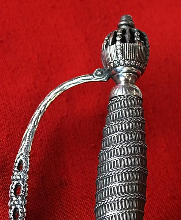18th Century 1770's Hallmarked Silver Hilted American Revolutionary War Period Officer's Sword Used By Both American and British Officers. Made by William Kinman of London