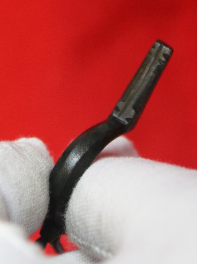 Original Ancient Roman ‘Cross-bow” Fibula Bronze Toga Pin Military Issue, Fine Piece For Higher Ranking Figures in the Legion, Such As a Centurion or Tribune