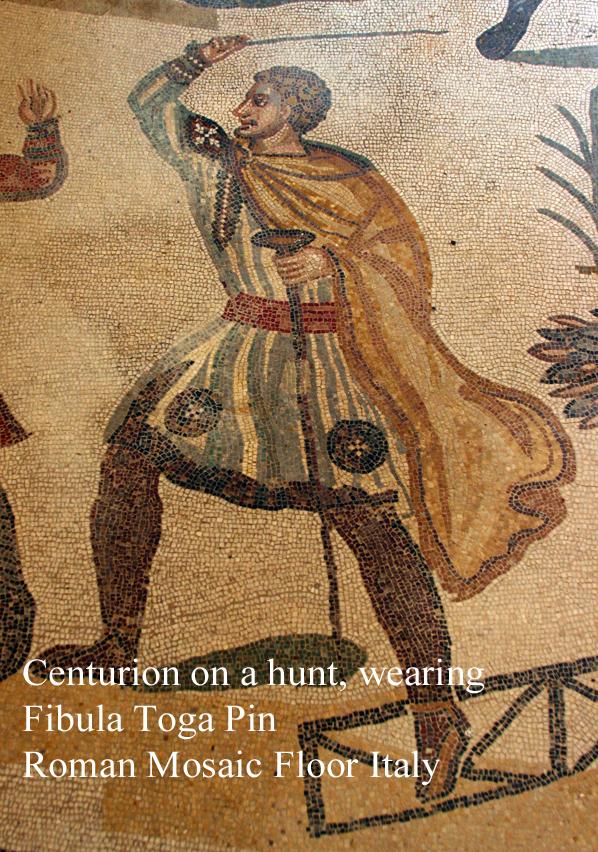 Original Ancient Roman ‘Cross-bow” Fibula Bronze Toga Pin Military Issue, Fine Piece For Higher Ranking Figures in the Legion, Such As a Centurion or Tribune. Bow Fibula with a Folded Spring Hinge, Early Imperial - Beginning of Anno Domini 2nd Century.