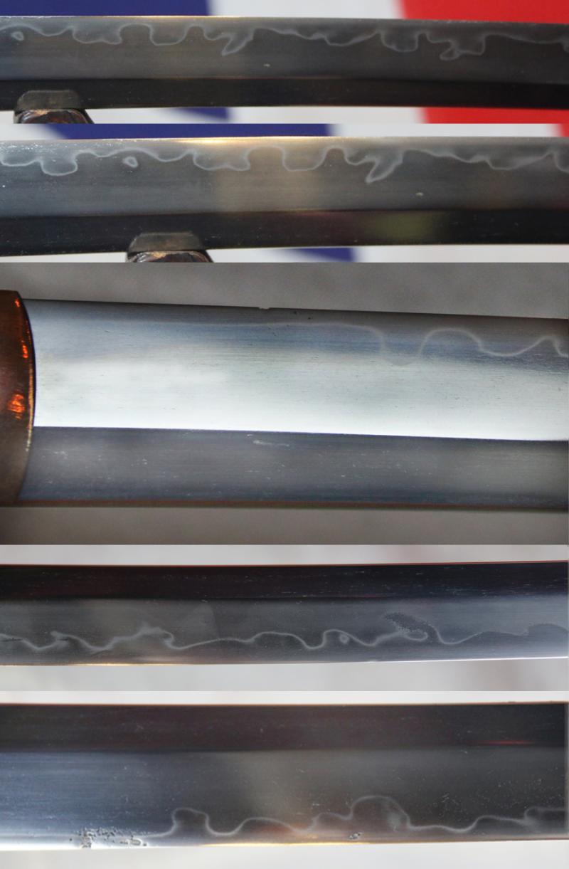 A Fine Shinto Samurai Katana Signed By Mino Swordsmith, Nodagoro Fujiwara Kanesada Circa 1720 Around 300 Years Old, With a Horai-zu Style Tsuba