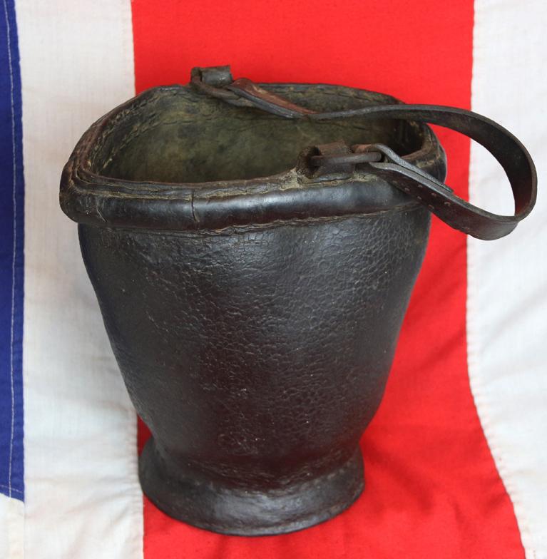 An Original 18th Century, Royal Naval, Board of Ordnance Issued Fire Bucket. Bearing BO Broad Arrow Stamp and Makers Stamp