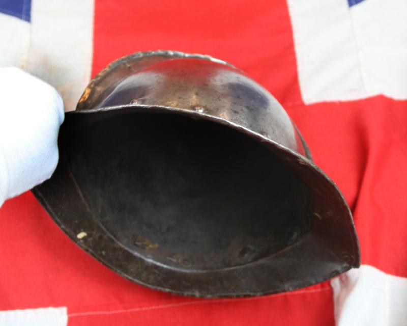 A Most Scarce, Original, Early 17th Century English Civil War Infantry Musketeer's or Pikeman's Comb Morion Helmet
