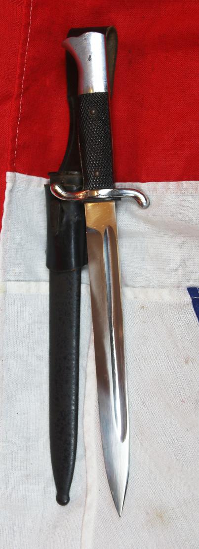 A Superb Pre WW2 Nazi SS Fire Protection Police Sidearm & Original Frog. Used From 1933 till 1945 By The SS. Feuerschutzpolizei.