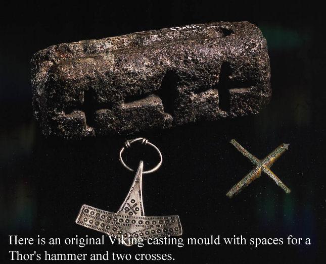 Original Viking Cross Pendant, Worn in the Viking Lands of Grand Prince Oleg and Vladimir the Great Period, A Christian Cross Pendant in Bronze