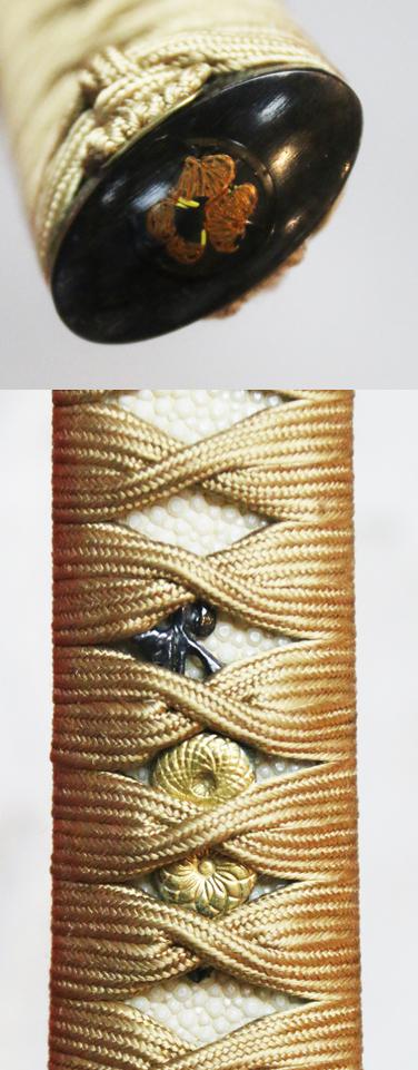 A Very Fine Yasutsugu School Katana, circa 1675-1684 Likely the 4th Generation, Signed, with Aoi Mon, Namban Tetsu Oite Bushu Edo Echizen Yasutsugu