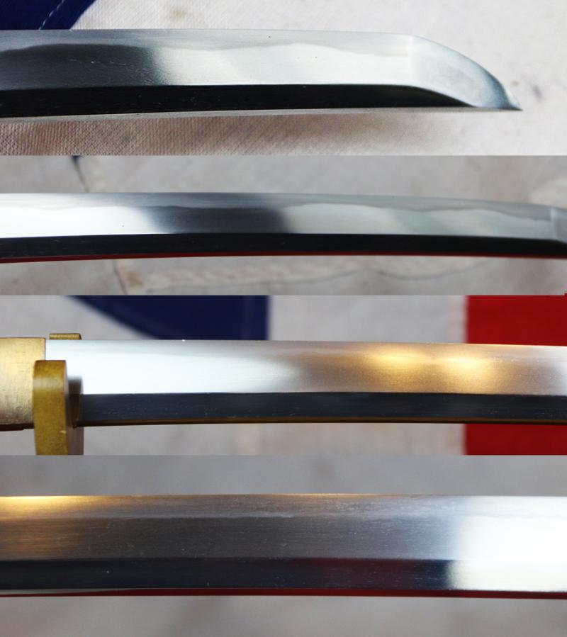 A Very Fine Yasutsugu School Katana, circa 1675-1684 Likely the 4th Generation, Signed, with Aoi Mon, Namban Tetsu Oite Bushu Edo Echizen Yasutsugu