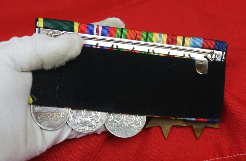 1st Army WW2 Hampshire Regiment 5 Medal Group With Territorial Named Medal