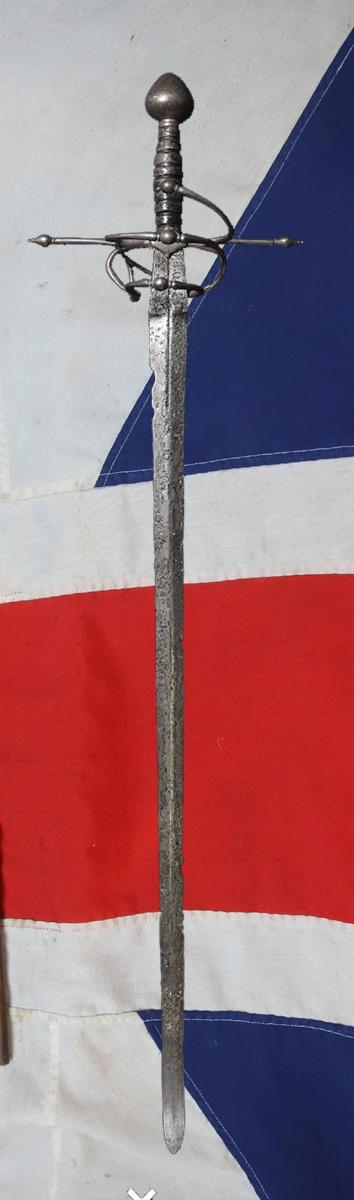 Beautiful, Inscribed, Elizabethan Tudor & Renaissance Nobleman’s Rapier 16th Century, Circa 1570