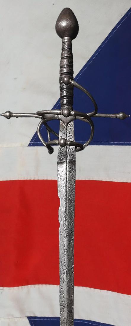 Beautiful, Inscribed, Elizabethan Tudor & Renaissance Nobleman’s Rapier 16th Century, Circa 1570