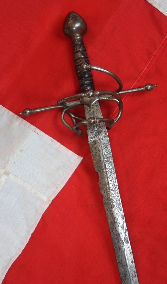 Beautiful, Inscribed, Elizabethan Tudor & Renaissance Nobleman’s Rapier 16th Century, Circa 1570