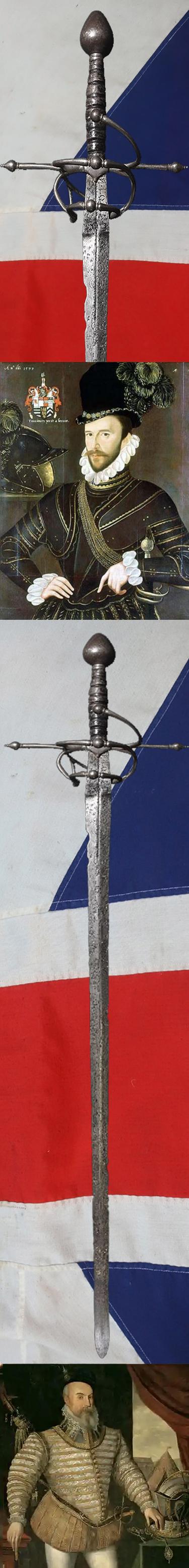 Beautiful, Inscribed, Elizabethan Tudor & Renaissance Nobleman’s Rapier 16th Century, Circa 1570