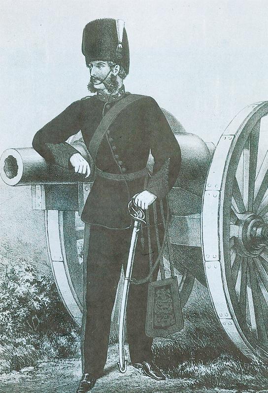 A Noble Family Crested Victorian Officer's Artillery Cavalry Sword