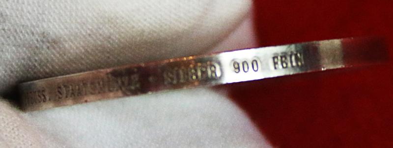 German Solid Silver Medal {900 fine} Commemorating The William Randolph Hearst Sponsored, American Flight, of the World’s First Round the World Passenger Flight, of the