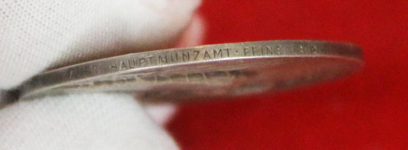 A Very Rare Long Distance Flight Medal, Major von Parseval 1909