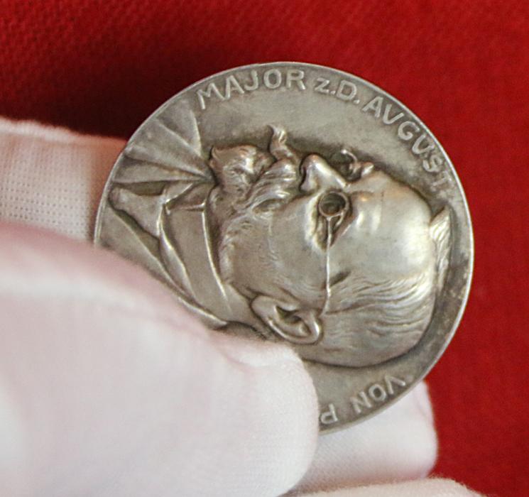 A Very Rare Long Distance Flight Medal, Major von Parseval 1909