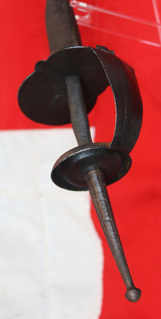 One Of The Most Impressive, Fiersome, & Effective, Combat Weapons Ever Created. A 1600's to Early 1700's Mughul Period Battle Mace Shishpar With 8 Flanged Head and Khanda Sword Hilt. A Most Formidable Usually Hindu Piece Yet As Popular in Ancient Persia