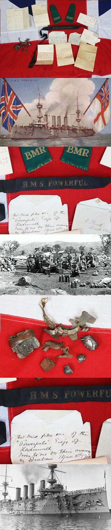 An Important, Unique, & Significant, Historical Boer War Veteran's Souvenirs, the Siege of and Battle for Ladysmith Collection of A Combatant With Superb Personal Correspondence Provenance. Of Gunner Reginald Kisch, NNV One of the Besieged at Ladysmith.
