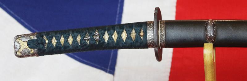 A 600 Year Old Samurai Wakazashi, Higo Han Dachi Mounted, Signed by Nobukuni