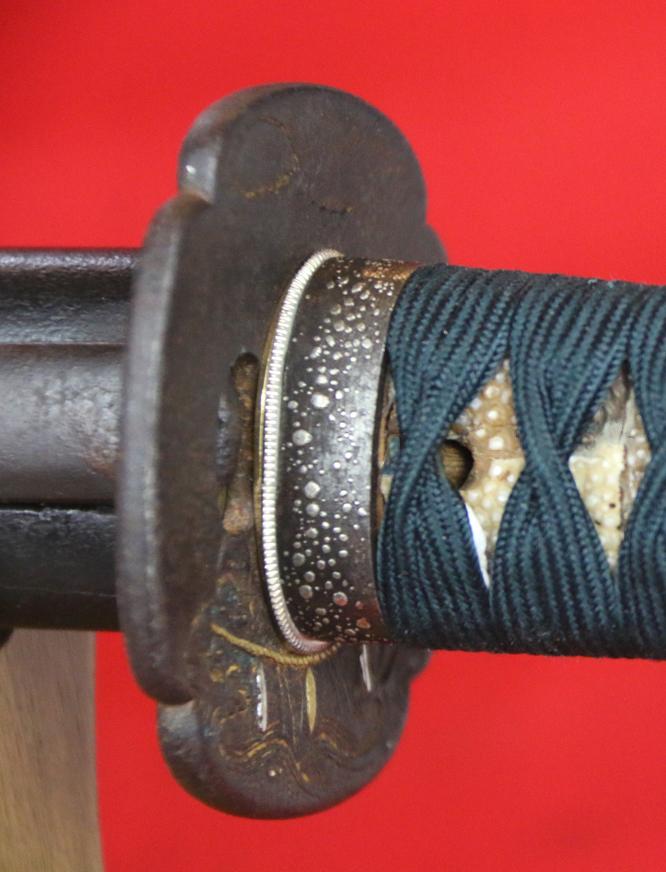 A 600 Year Old Samurai Wakazashi, Higo Han Dachi Mounted, Signed by Nobukuni