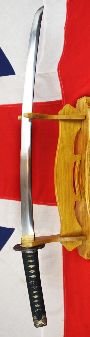 A 600 Year Old Samurai Wakazashi, Higo Han Dachi Mounted, Signed by Nobukuni