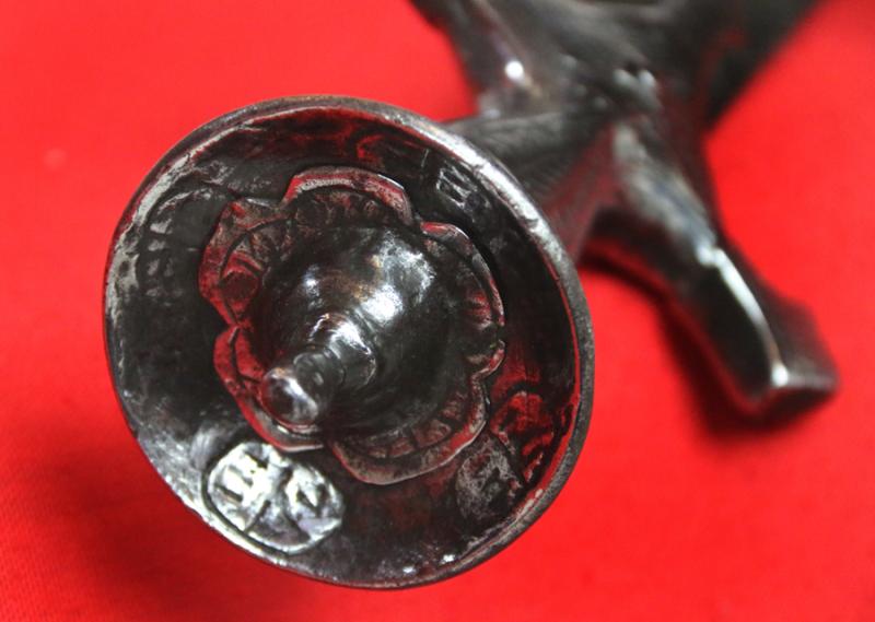 A Beautiful Mughul High Ranking Warrior's Sword Talwar 17th-18th Century, Likely Wootz or Damascus Kilij Form Blade