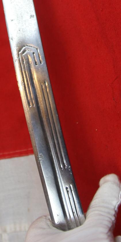 A Beautiful Mughul High Ranking Warrior's Sword Talwar 17th-18th Century, Likely Wootz or Damascus Kilij Form Blade