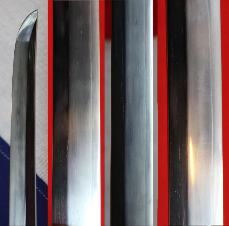 Samurai Katana Signed Kaneuji Around 1680, With The Toyatomi Clan & Imperial Kiri Kamon. With a Pair of Edo Ni Bu Ban Kin Rectangular ‘Bar’ Gold Coin Menuki. It Has an Amazingly Beautiful Polished Blade, With A Truly Elegant Curvature.