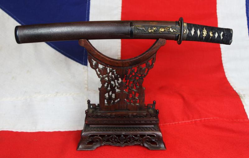 A Simply Stunning Edo Period Mighty Samurai Armour and Helmet Piercer Tanto, Around 250 Years Old. An Absolute Beautiful Example of Samurai Sword Artistry & Skill