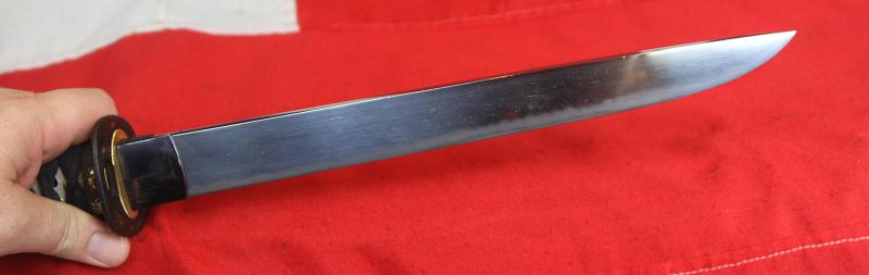 A Simply Stunning Edo Period Mighty Samurai Armour and Helmet Piercer Tanto, Around 250 Years Old. An Absolute Beautiful Example of Samurai Sword Artistry & Skill