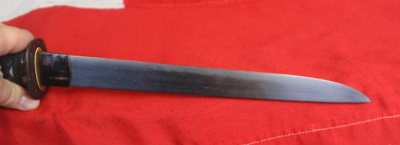 A Simply Stunning Edo Period Mighty Samurai Armour and Helmet Piercer Tanto, Around 250 Years Old. An Absolute Beautiful Example of Samurai Sword Artistry & Skill