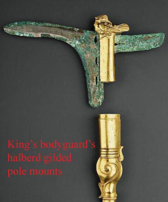 Archaic Zhou Dynasty Bronze Halberd or ‘Ge’ Circa 5th Century BC the Period of the Great Military Doctrine 'The Art of War' by General Sun-Tzu