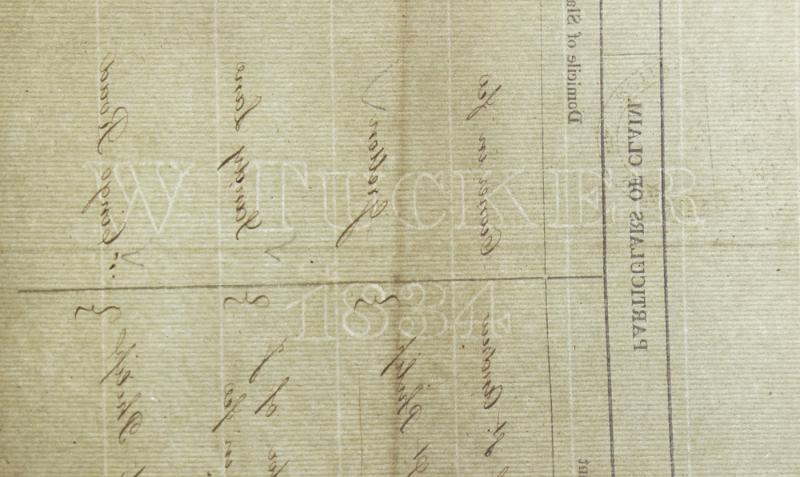 An Extraordinary Document, & Piece of Original & Highly Relevant History Today. A 'Particulars of Claim For Compensation' For The Freedom of 253 Slaves In Barbados For the President Of Barbados, John Rycroft Best & 556 Slaves Owned By John Higginson
