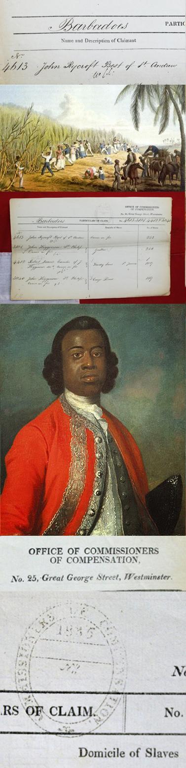 An Extraordinary Document, & Piece of Original & Highly Relevant History Today. A 'Particulars of Claim For Compensation' For The Freedom of 253 Slaves In Barbados For the President Of Barbados, John Rycroft Best & 556 Slaves Owned By John Higginson