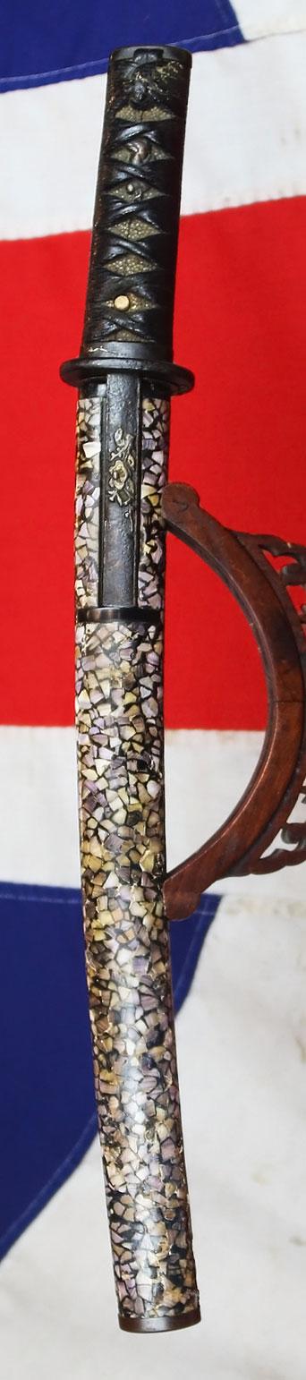 An Opportunity to Acquire An Original Almost 700 Year Old, Ancient & Beautiful Samurai Dagger, A Signed, 14th Century Nambokochu Period Ancient Samurai Tanto