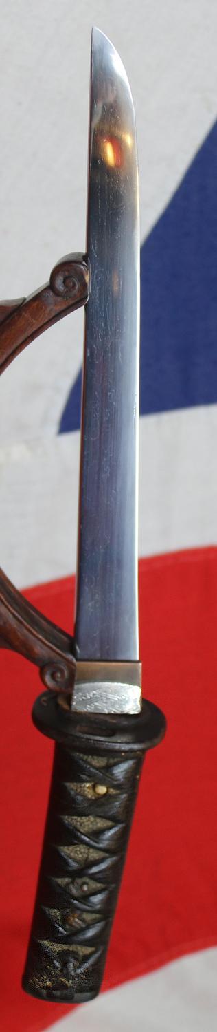 An Opportunity to Acquire An Original Almost 700 Year Old, Ancient & Beautiful Samurai Dagger, A Signed, 14th Century Nambokochu Period Ancient Samurai Tanto