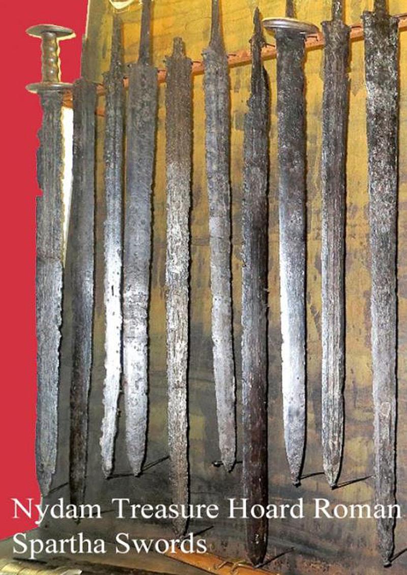 An Original, Rare, Anno Domini 4th Century. Original Roman Legionary's 'Spartha' Sword. An Amazing & Rare Historical Sword of The Roman Empire. Almost Identical To Those Discovered In The Nydam Treasure Horde of Nordam Mose in Denmark
